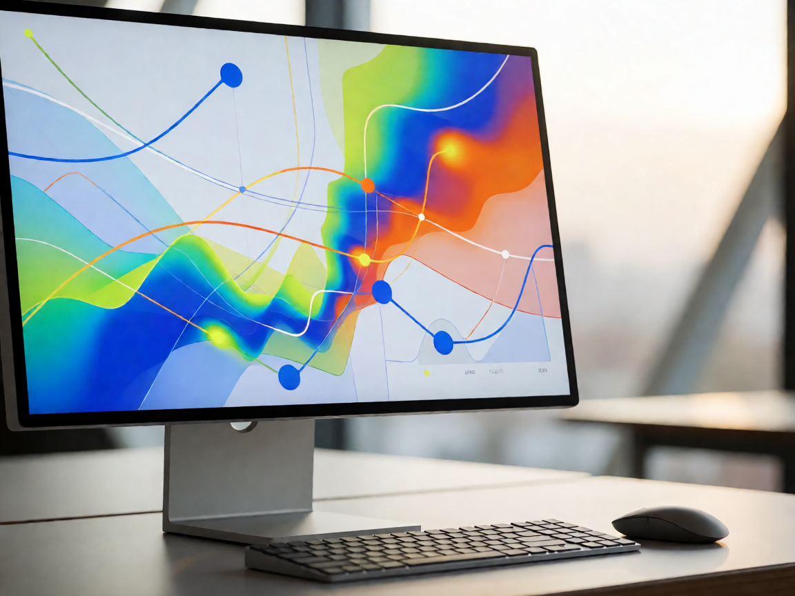 体育数据分析屏幕,显示多组比赛统计与趋势图表